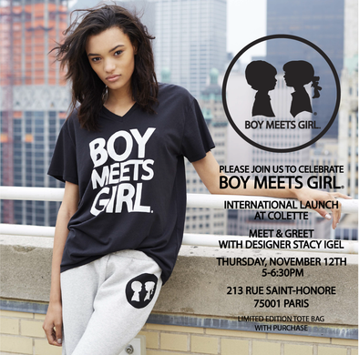 Boy Meets Girl launches in Paris @colette!