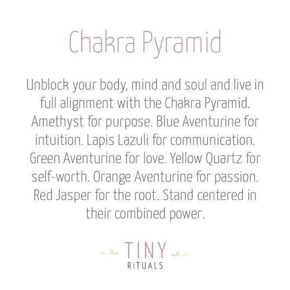 Chakra Pyramid by Tiny Rituals