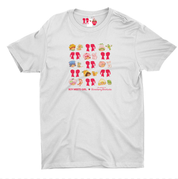 BOY MEETS GIRL® x Strawberry Shortcake Unisex Adult Tee *LIMITED EDITION*