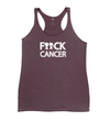 BOY MEETS GIRL® F**ck Cancer tri-blend heather Tank Tops