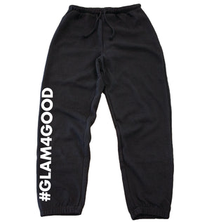 BOY MEETS GIRL® for GLAM4GOOD Black Classic Sweatpant