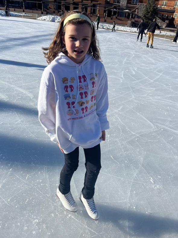 BOY MEETS GIRL® x Strawberry Shortcake Pull-Over Unisex Hoodies (Adult Sizes) *LIMITED EDITION*