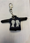 BOY MEETS GIRL® Limited Edition Upcycled Keychain Bag Charm – Handmade in Chicago ( Pre-Order)