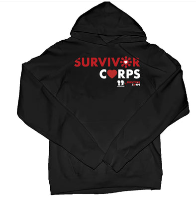 BOY MEETS GIRL® x SURVIVOR CORPS Black Pullover Hoodie