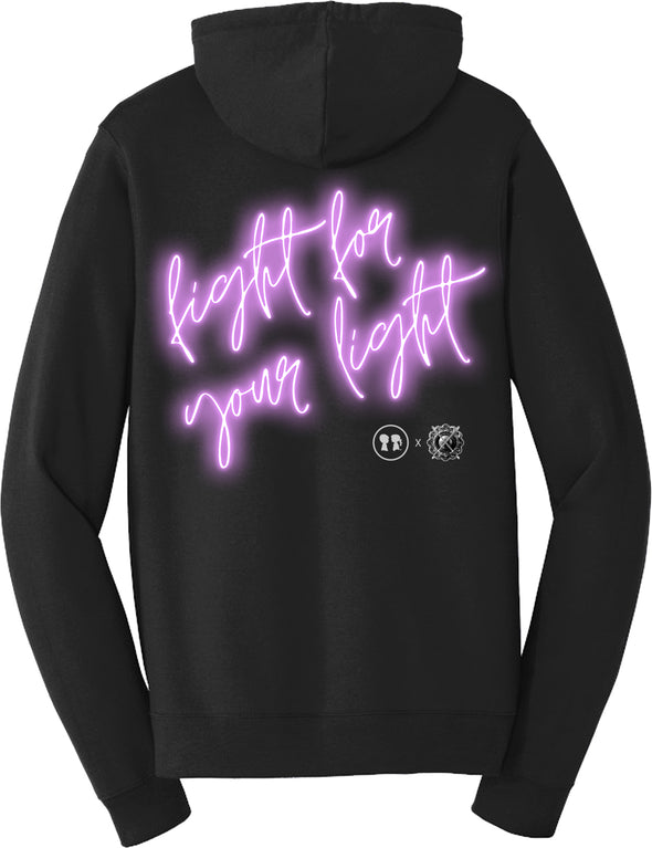 BOY MEETS GIRL® x "Fight for Your Light" Unisex Pullover Hoodie