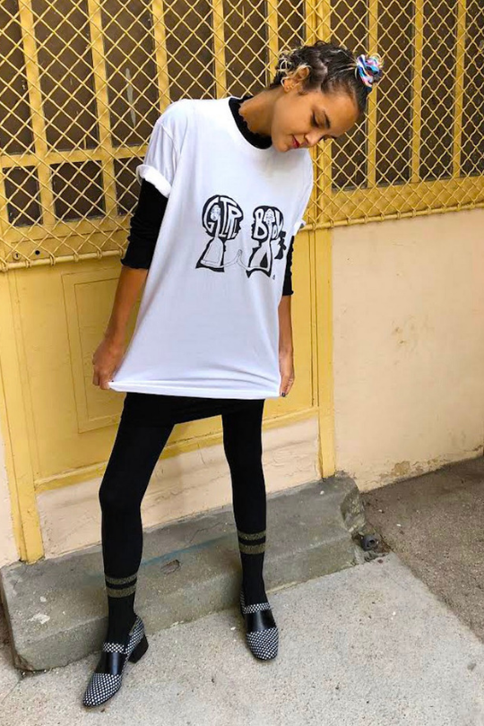 BOY MEETS GIRL® Artist Series Unisex T-Shirt: Cerise Zelenetz