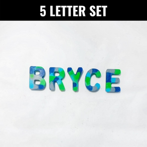 BOY MEETS GIRL® x Cre8ive Crayonz 5 Custom Letters Set