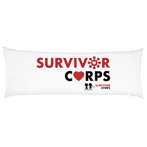 BOY MEETS GIRL® x Survivor Corps Body Pillow (BMG x SC Logo Front/Repeat Pattern Back)