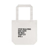 BOY MEETS GIRL® Stop Bullying, End Hate Tote Bag