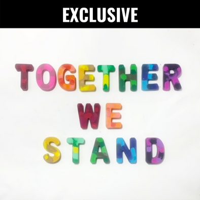BOY MEETS GIRL® x Cre8ive Crayonz TOGETHER WE STAND Rainbow Exclusive Set