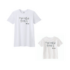 BOY MEETS GIRL® x Cre8ive Crayonz White FUTURE BOSS Black & White Font Adults & Kids Unisex T-Shirt