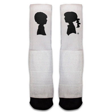 BMG Logo Socks (White/Black)