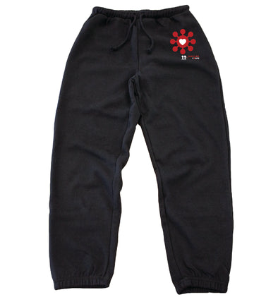 BOY MEETS GIRL® x SURVIVOR CORPS Black Classic Crop Sweats