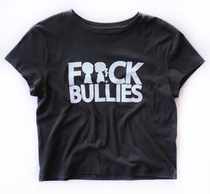 BOY MEETS GIRL® F**ck Bullies Crop T-Shirt (SOLD OUT)