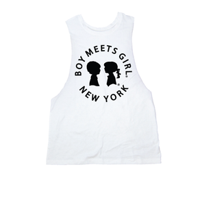 BOY MEETS GIRL® in New York Drop Armhole Tank Top