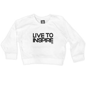 Live To Inspire Crop Sweatshirt