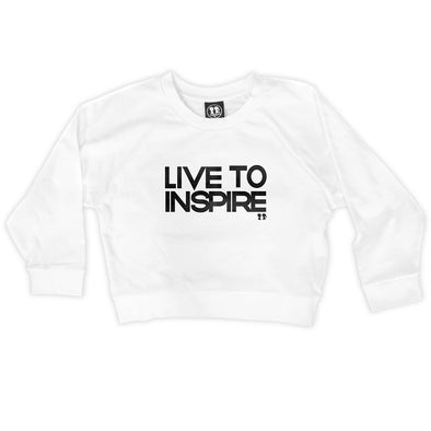 Live To Inspire Crop Sweatshirt