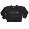 Boy Meets Girl® in Chicago Black Crop Sweatshirt