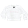 Boy Meets Girl® in Los Angeles White Crop Sweatshirt