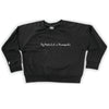 Boy Meets Girl® in Minneapolis Black Crop Sweatshirt