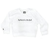Boy Meets Girl® in New York White Crop Sweatshirt