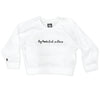 Boy Meets Girl® in Paris White Crop Sweatshirt