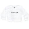 Boy Meets Girl® in Tokyo White Crop Sweatshirt