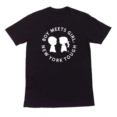 BOY MEETS GIRL® New York Tough Black Unisex Tee