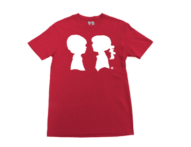 BOY MEETS GIRL® Red Unisex Alice Logo Tee