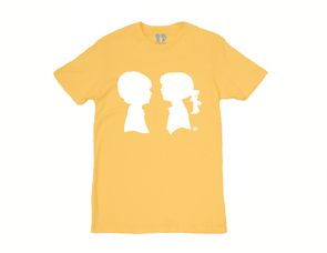 BOY MEETS GIRL® Yellow Unisex Alice Logo Tee