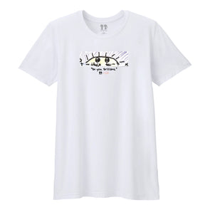 BOY MEETS GIRL® x Crayon Activist™️ White Unisex T-Shirt