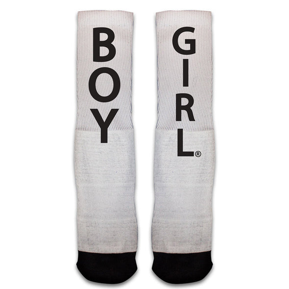 BMG Graphic Socks (White/Black)