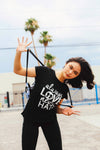 BOY MEETS GIRL® Always Love, Never Hate Crew Black Tee _SOLD OUT