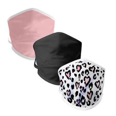 BOY MEETS GIRL® Cheetah Community Mask 3-Pack