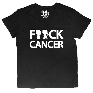 BOY MEETS GIRL® F**ck Cancer Over-sized Boyfriend Tee