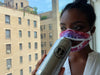 BOY MEETS GIRL® "Dylan" Sparkle Purple Drinking Mask