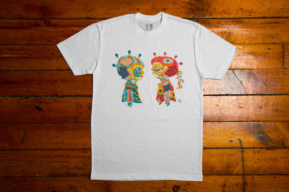 BOY MEETS GIRL® Artist Series Unisex T-Shirt "Blind Love": Aaron Purkey