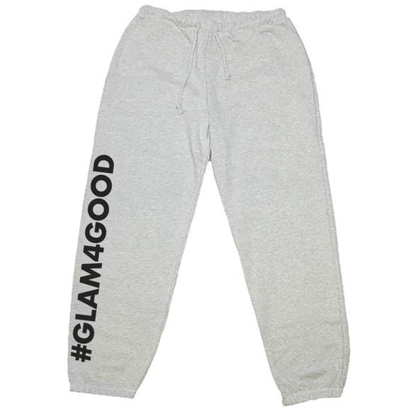 BOY MEETS GIRL® for GLAM4GOOD Heather Grey Classic Sweatpant