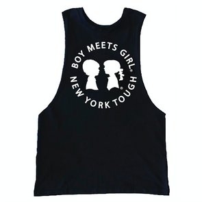 BOY MEETS GIRL® New York Tough Drop Armhole Tank Top