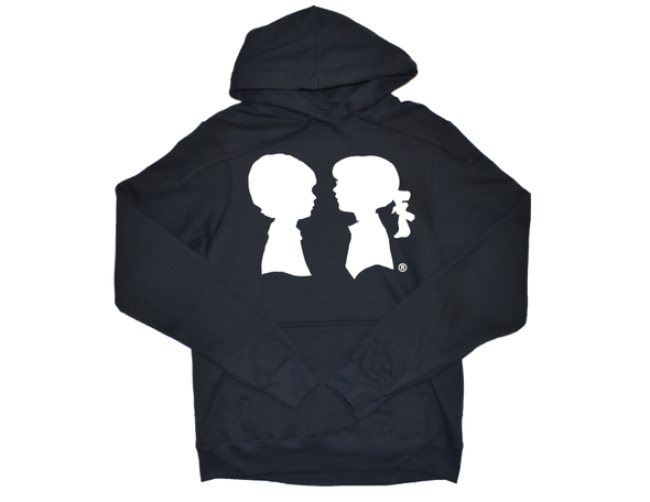 BOY MEETS GIRL® Black Unisex Coco Pullover Hoodie