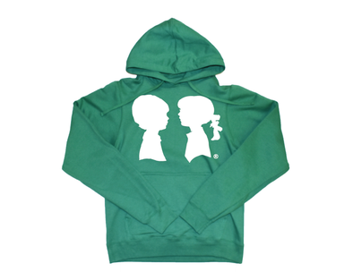 BOY MEETS GIRL® Green Unisex Coco Pullover Hoodie