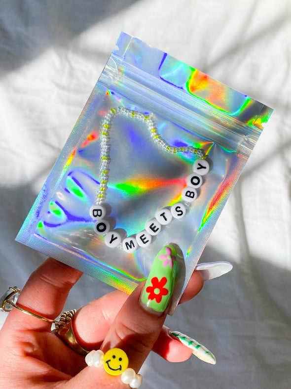 2021 BOY MEETS GIRL® x MERM MADE: Boy Meets Boy Bracelet