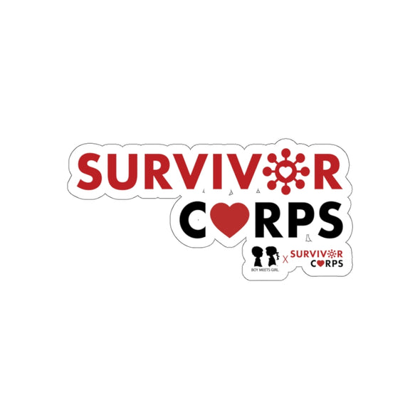 BOY MEETS GIRL® x Survivor Corps Kiss-Cut Stickers